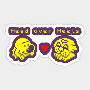 Head over Heels Sticker